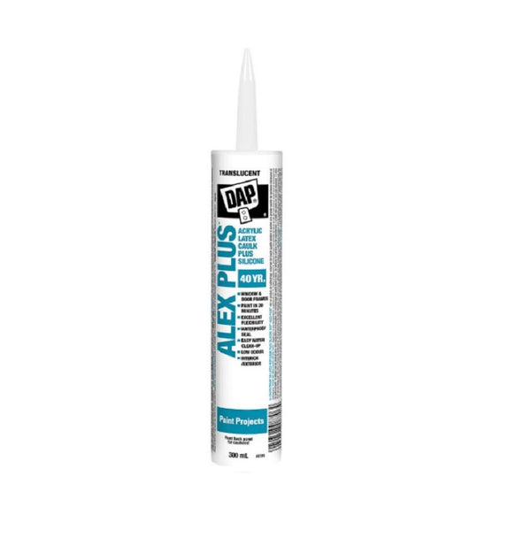 300ml Alex Plus Latex Caulk Translucent Dap